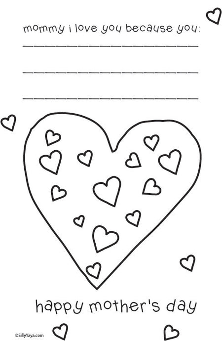 Mother’s Day Coloring Sheets