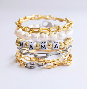 Grandmother Name Gold Bracelet