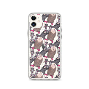 Silly Yaya Cartwheel iPhone Case
