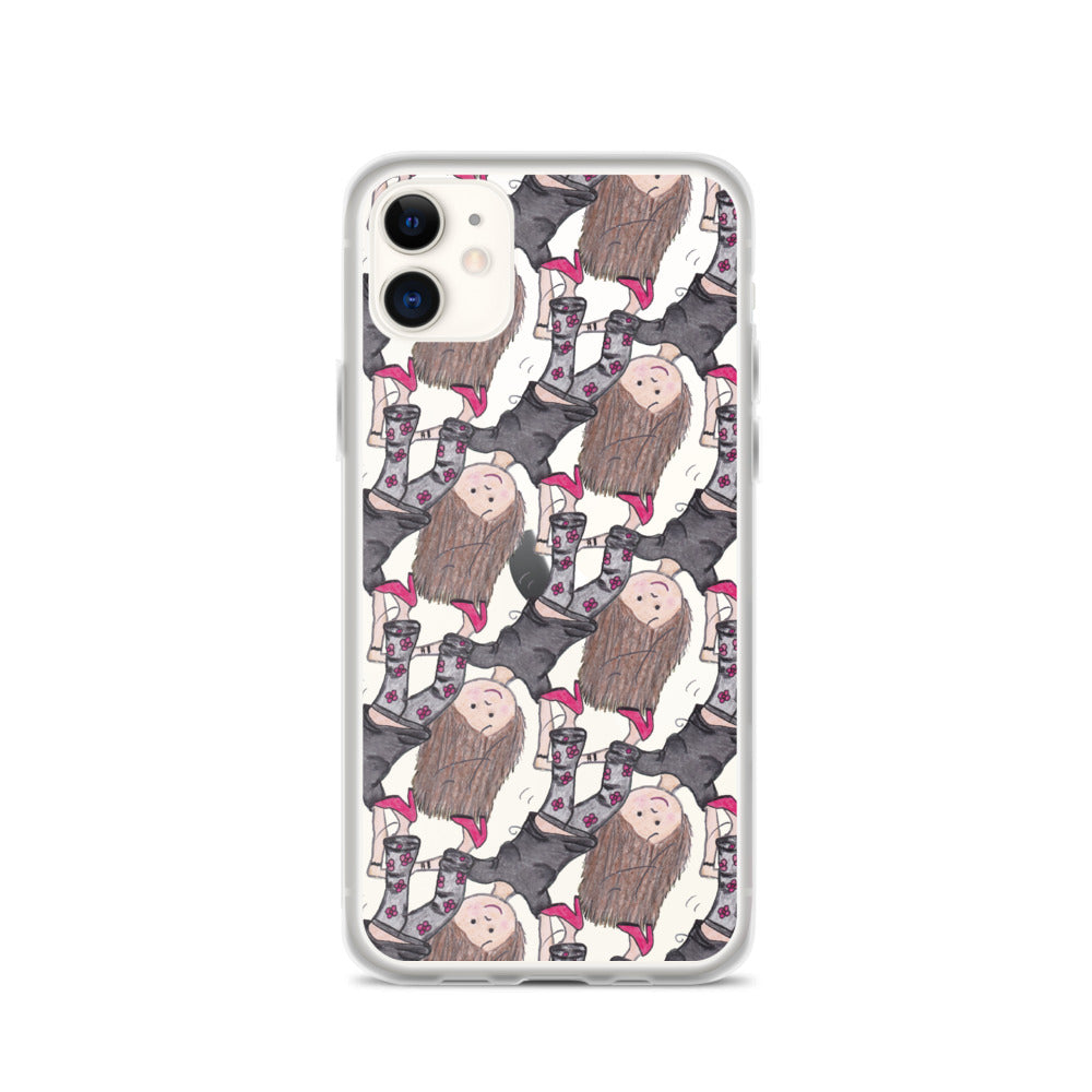 Silly Yaya Cartwheel iPhone Case