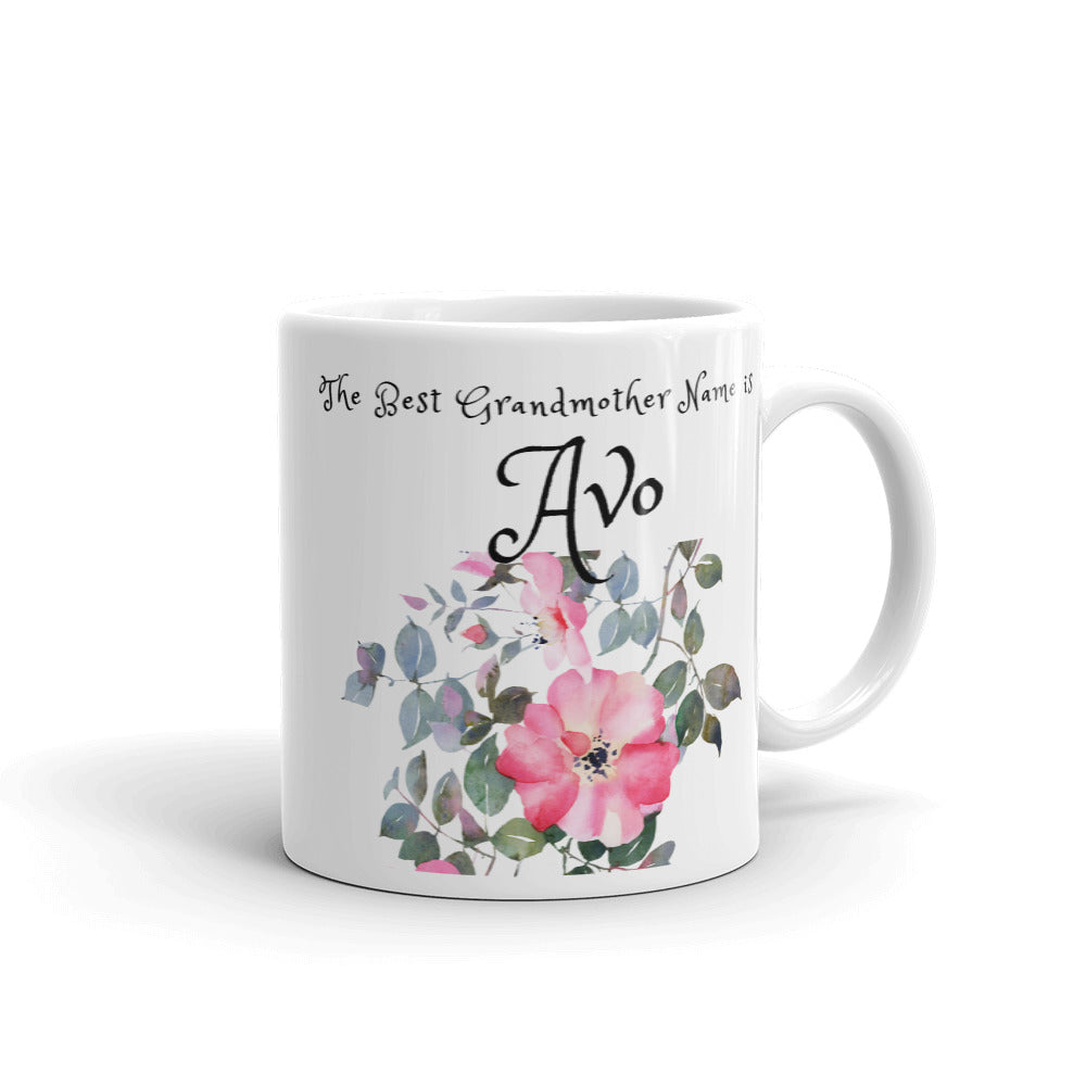 Avo, The Best Grandmother Name Mug