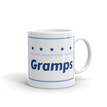 Load image into Gallery viewer, Gramps, The Best Grandfather Name Mug