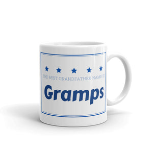 Gramps, The Best Grandfather Name Mug