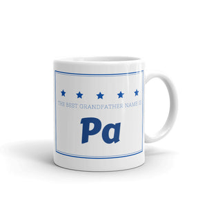 Pa, The Best Grandfather Name Mug