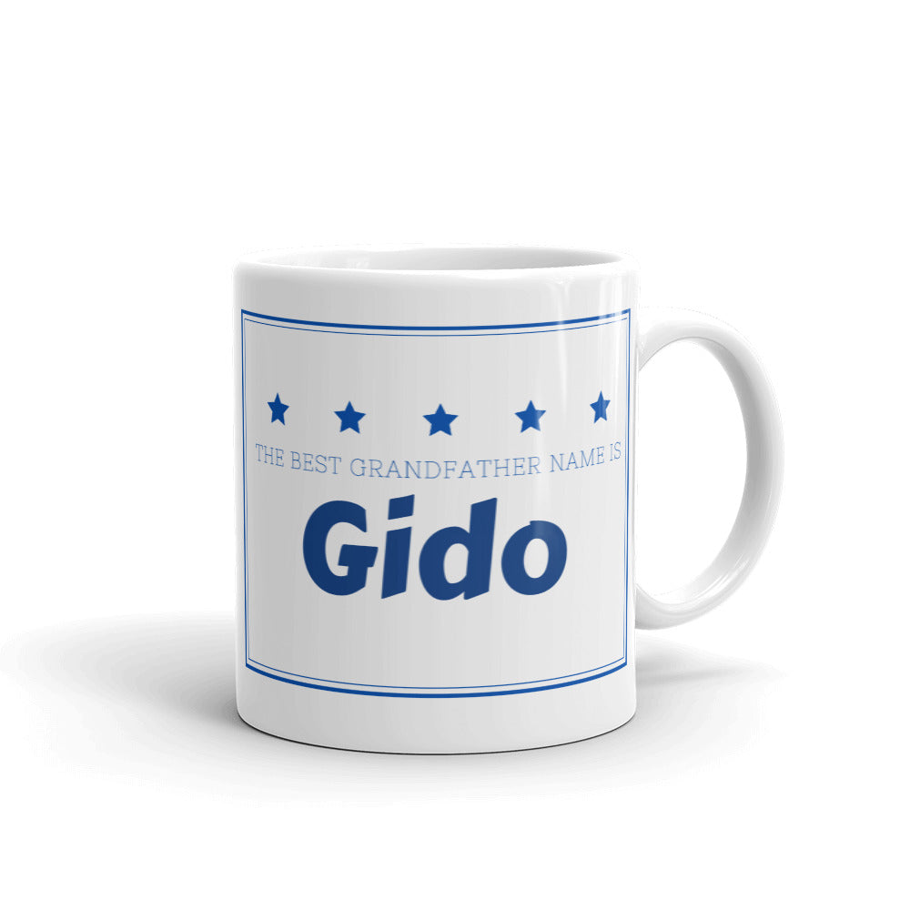 Gido, The Best Grandfather Name Mug