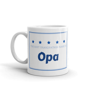 Opa, The Best Grandfather Name Mug
