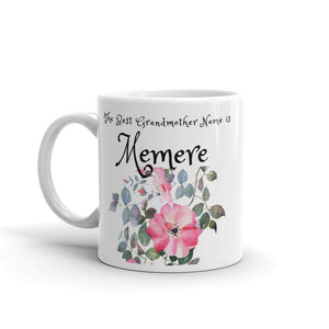 Memere, The Best Grandmother Name Mug