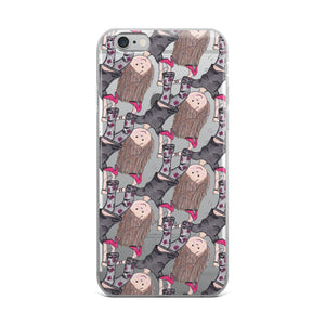 Silly Yaya Cartwheel iPhone Case