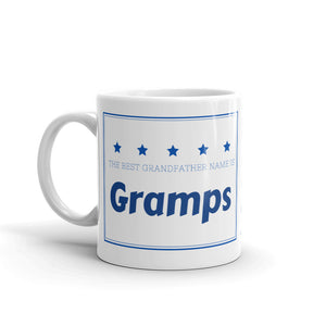 Gramps, The Best Grandfather Name Mug