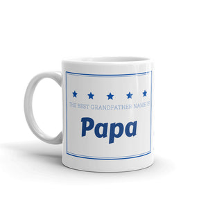 Papa, The Best Grandfather Name Mug