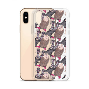 Silly Yaya Cartwheel iPhone Case
